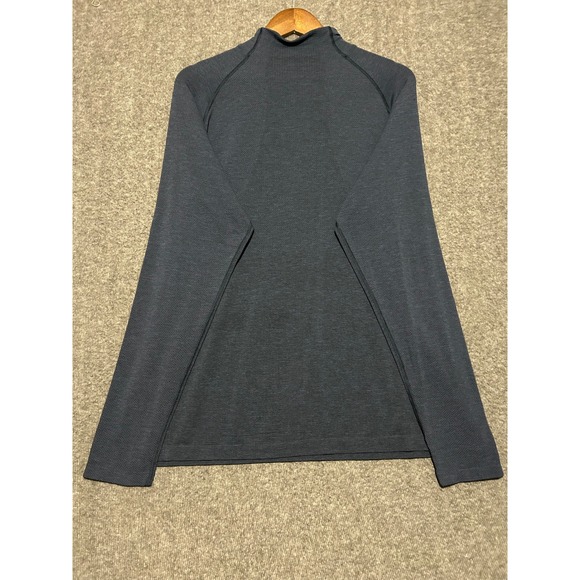 Lululemon metal vent 1/2 zip pullover stretch lightweight mend blue XL - Picture 3 of 7